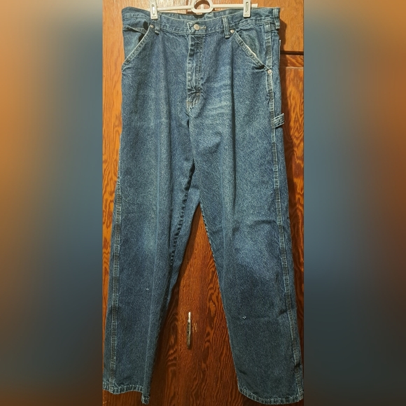 Men's Wrangler Carpender Denim Jeans - Picture 1 of 5